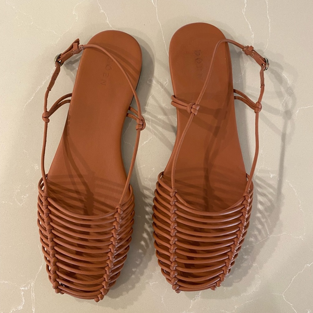 Doen Paloma slingback sandal in camel
